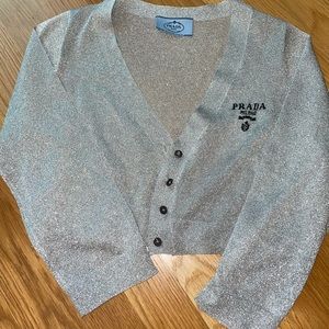 Prada cropped fitted cardigan